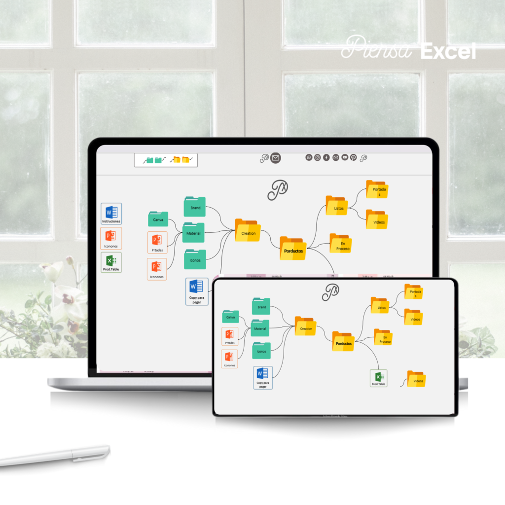 Mapa mental en Excel